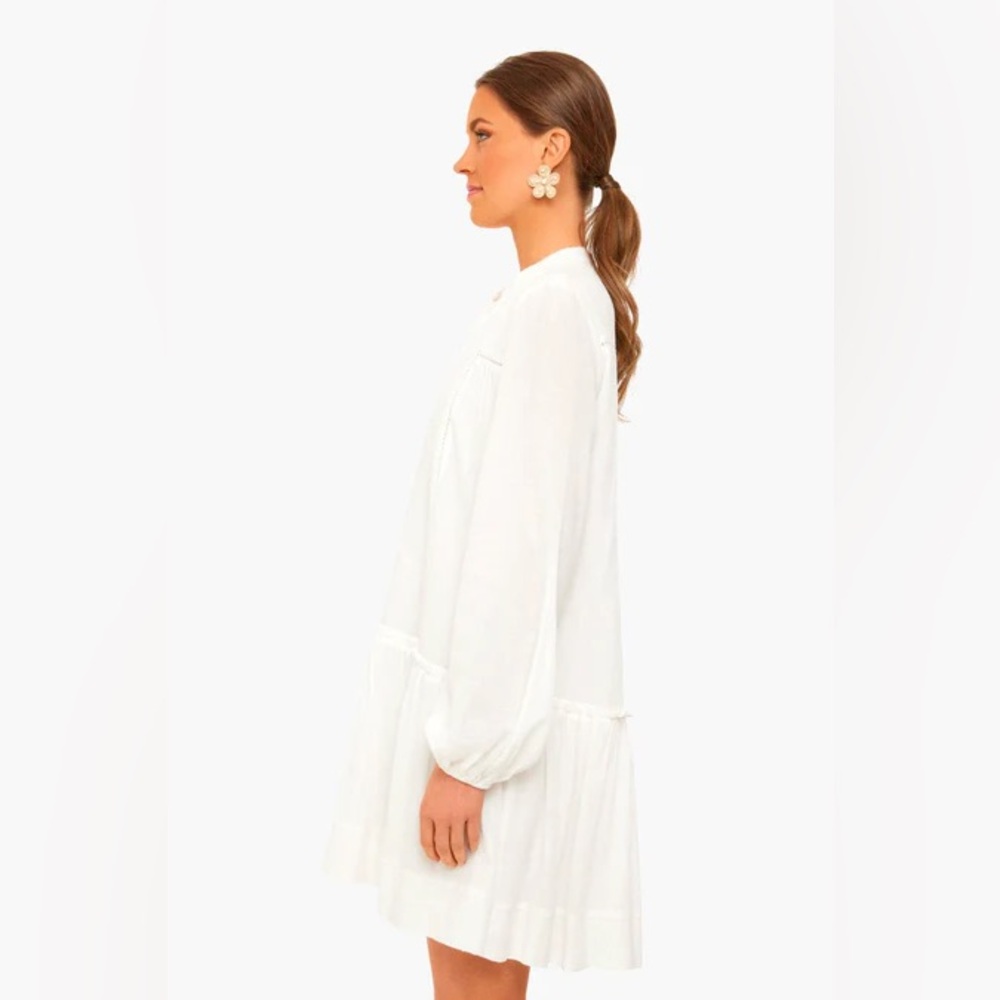 Tuckernuck Pomander Place White Ophelia Coverup Dress Sz Medium Resort Beach 21 - Picture 11 of 15